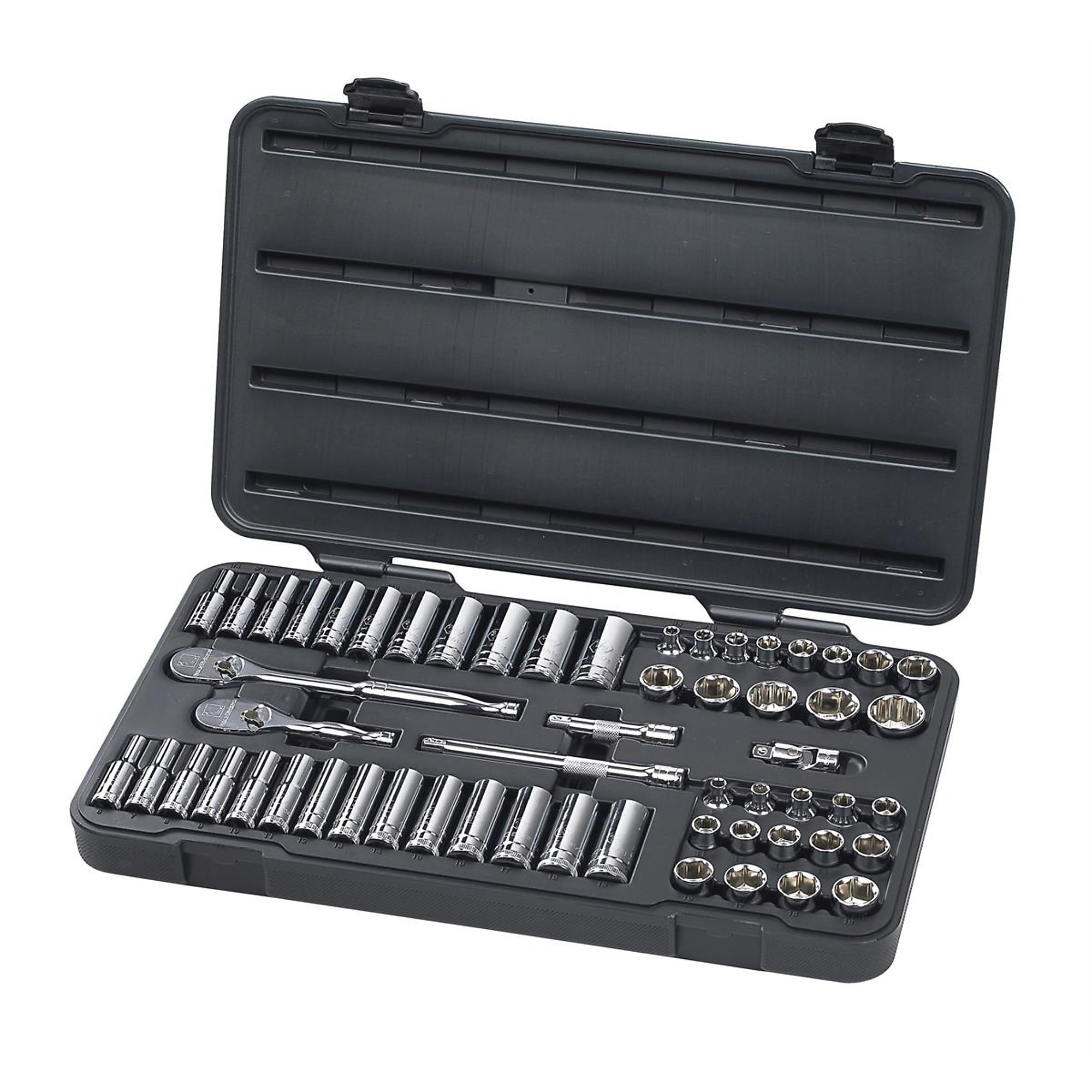 GearWrench 3/8in. Drive 6-Point Socket Set — 57-Piece, Model# KDT80550